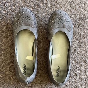 Gray Sparkly Shoes